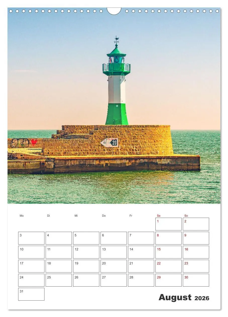 Bild: 9783516359800 | Rügen - Terminplaner (Wandkalender 2026 DIN A3 hoch), CALVENDO...