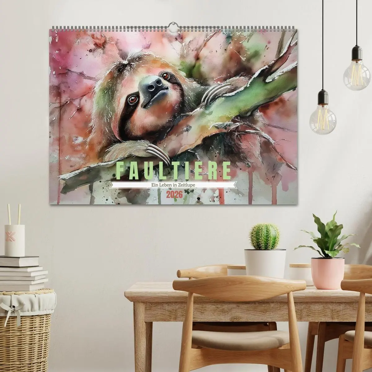Bild: 9783516739800 | Faultiere, ein Leben in Zeitlupe (Wandkalender 2026 DIN A2 quer),...