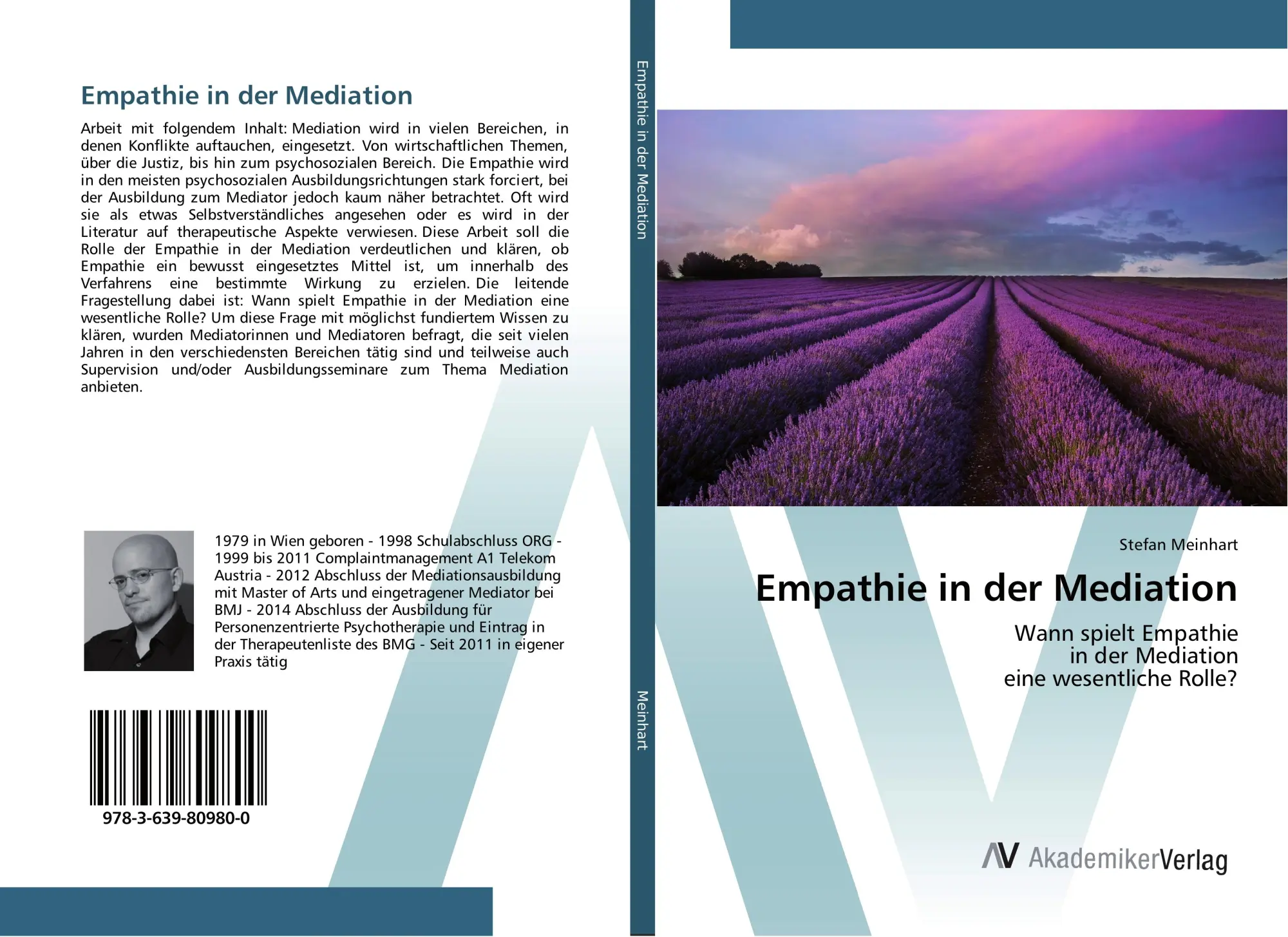Cover: 9783639809800 | Empathie in der Mediation | Stefan Meinhart | Taschenbuch | 104 S.