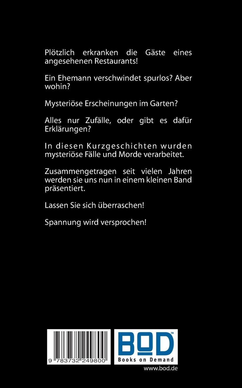 Rückseite: 9783732249800 | Mord und andere mystische Geschichten | Susanne Hottendorff | Buch