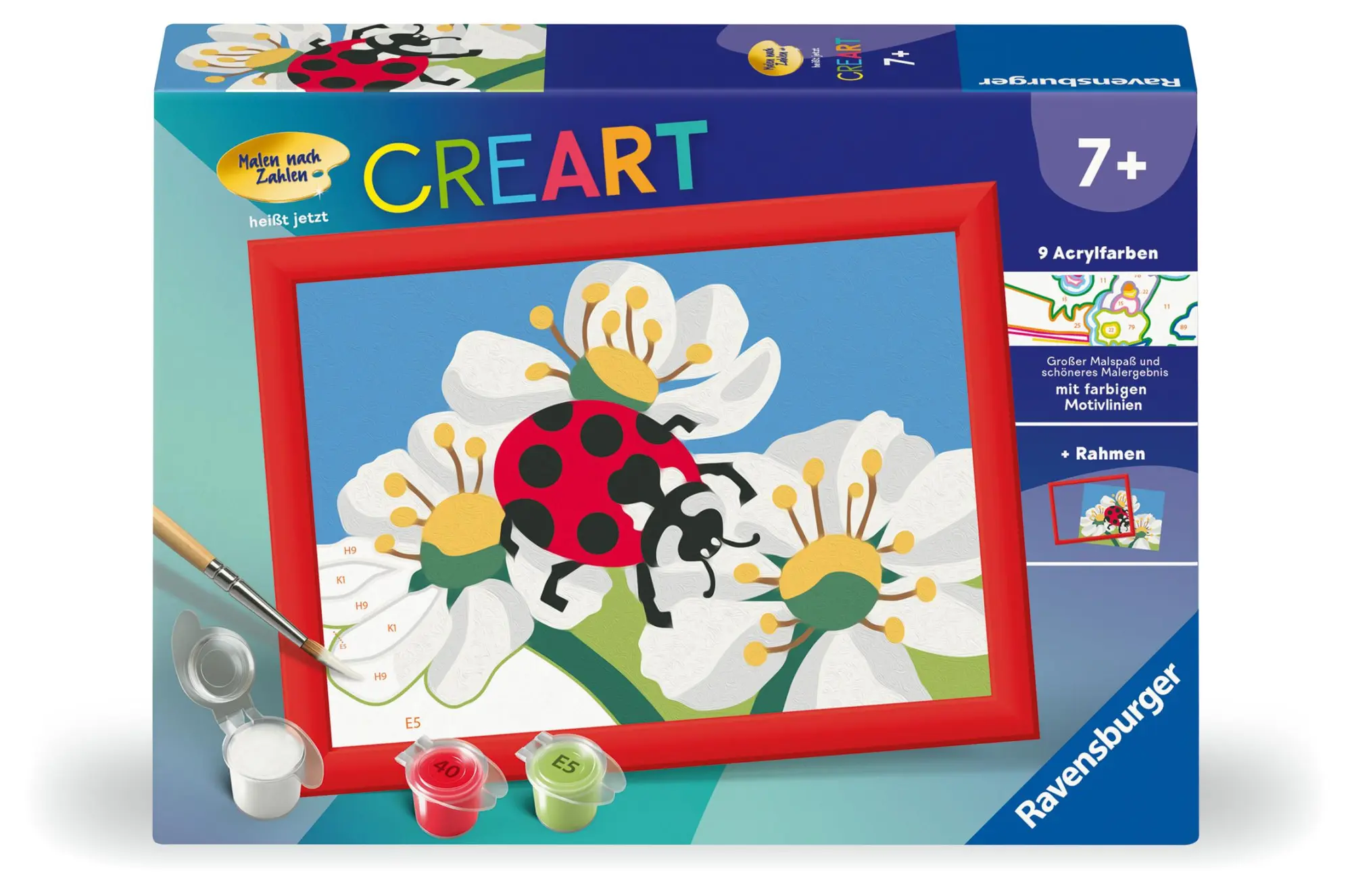 Cover: 4005556239900 | CreArt, Malen nach Zahlen Kinder - Marienkäfer | Spiel | Deutsch