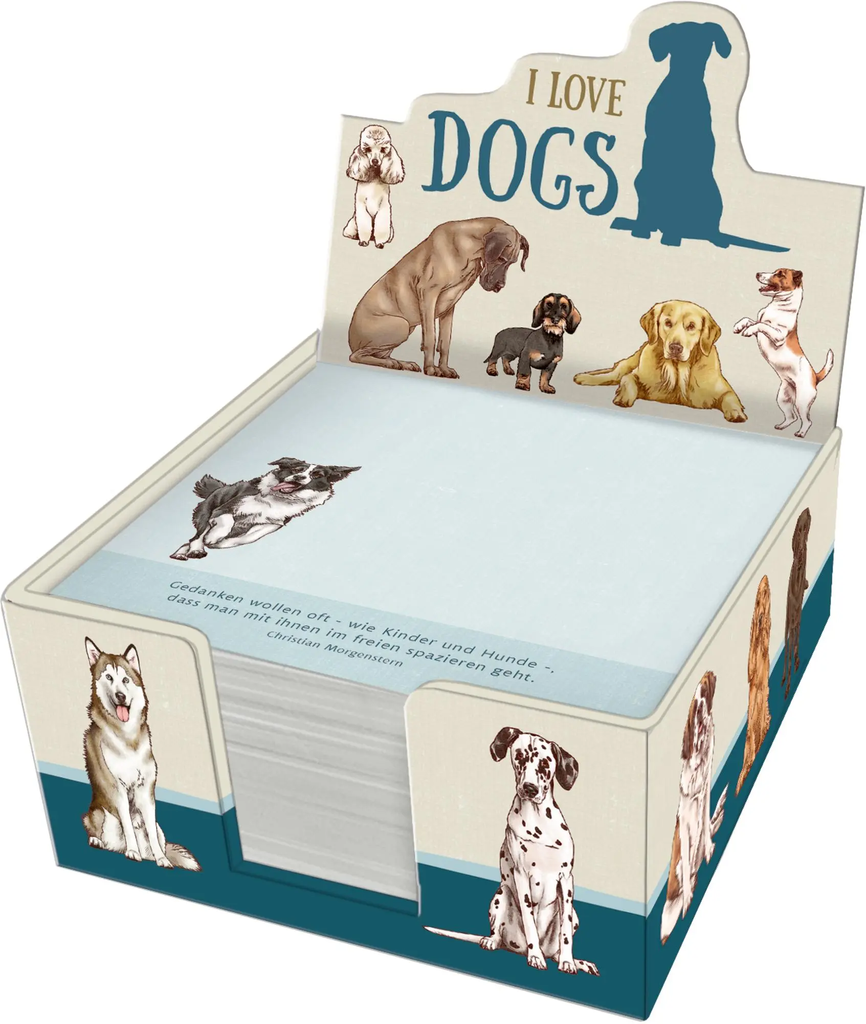 Cover: 4050003959900 | Zettelkästchen - I love dogs | Julia Gerigk | Taschenbuch | 300 S.