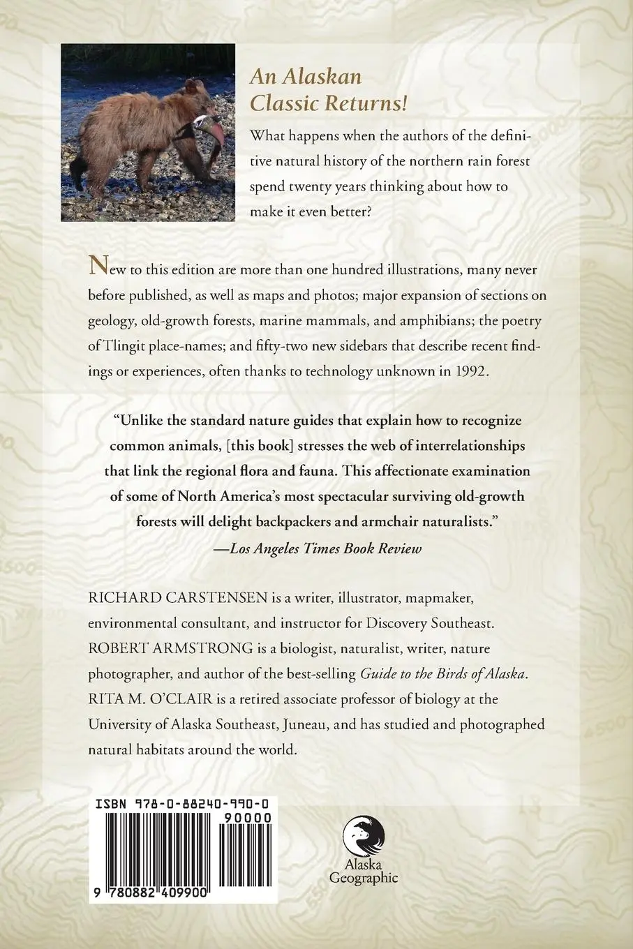 Rückseite: 9780882409900 | The Nature of Southeast Alaska | Richard Carstensen (u. a.) | Buch