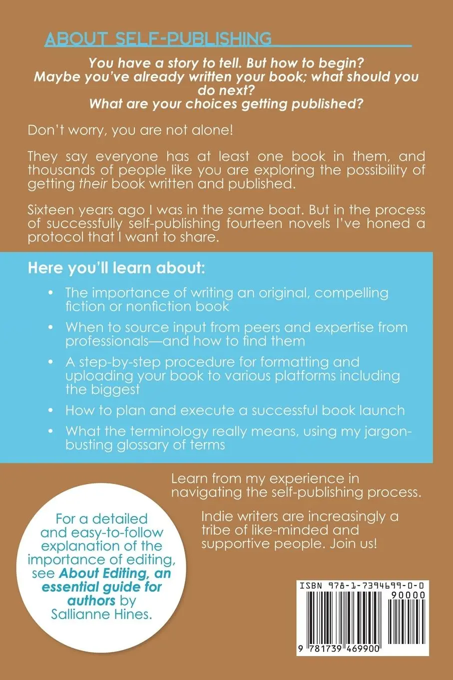 Rückseite: 9781739469900 | About Self-publishing. An Essential Guide for New Authors. | Cresswell