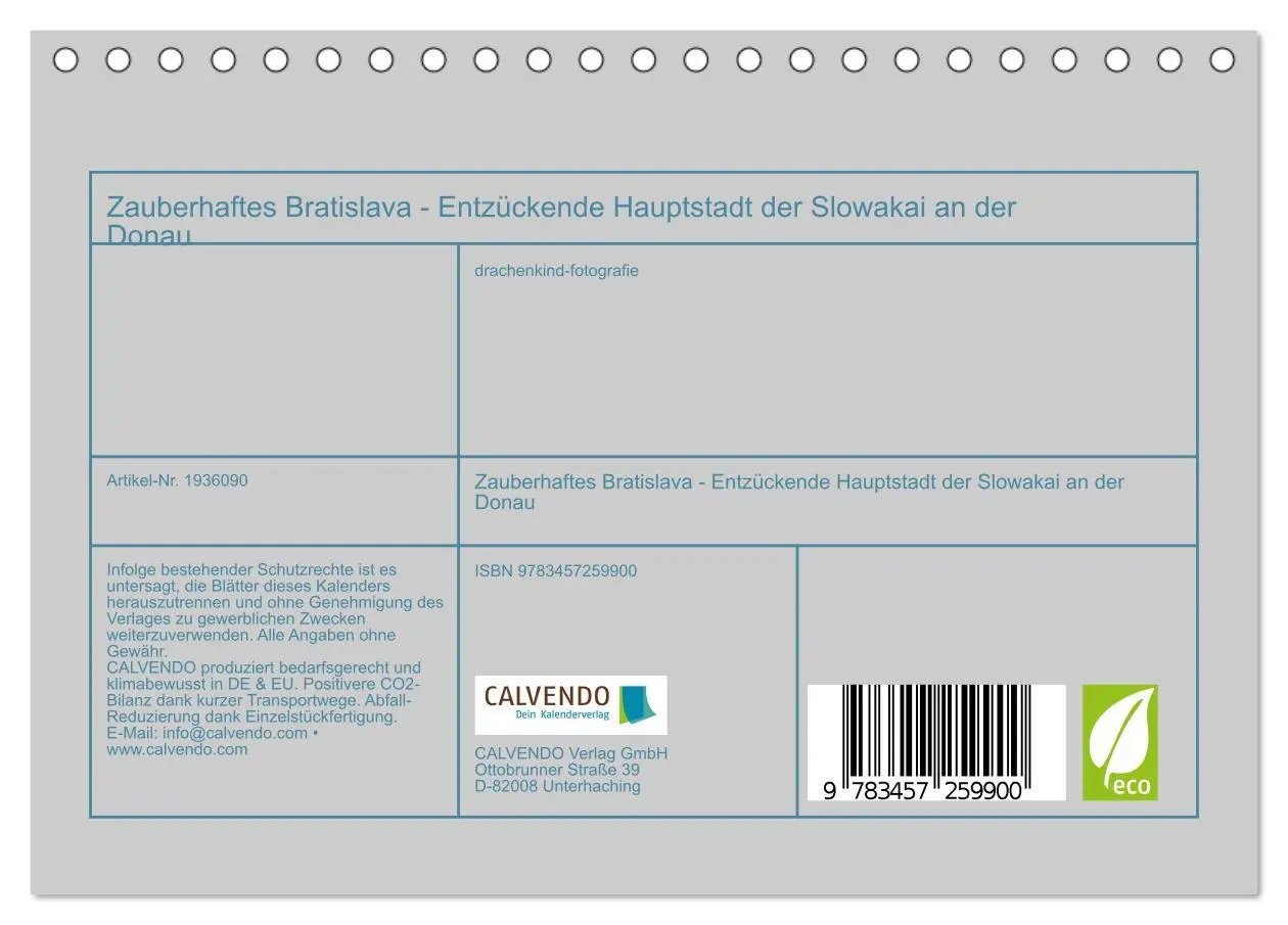 Bild: 9783457259900 | Zauberhaftes Bratislava - Entzückende Hauptstadt der Slowakai an...