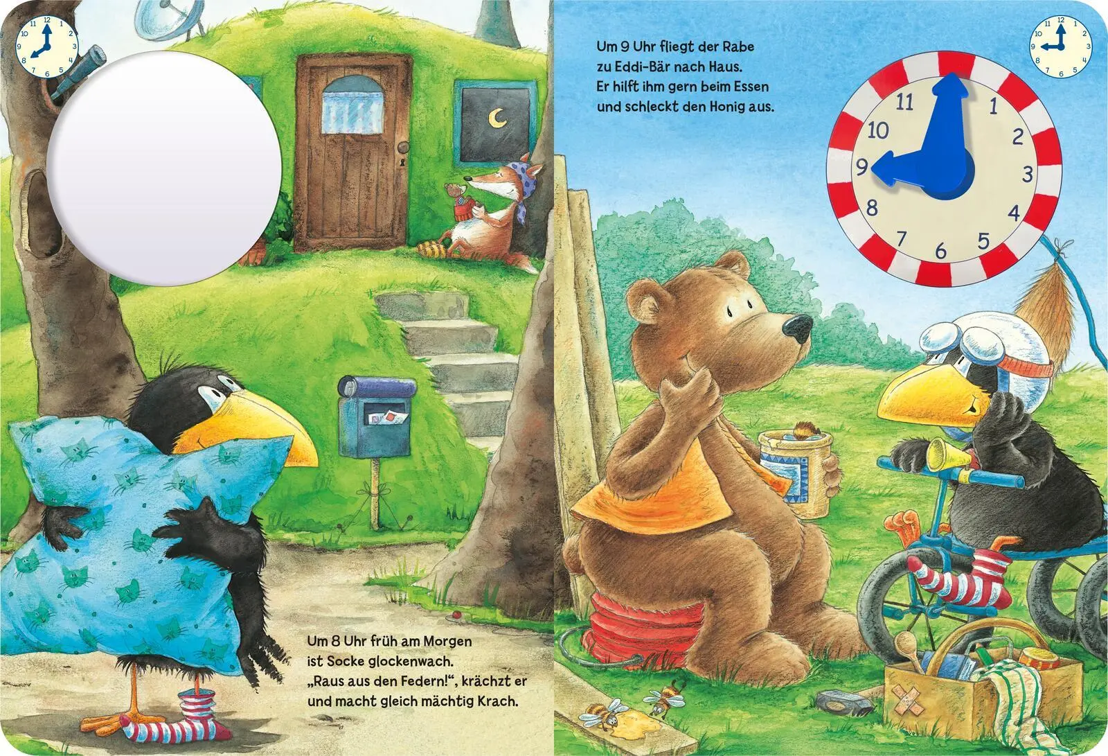 Bild: 9783480239900 | Der kleine Rabe Socke: Ein Tick-Tack-Tag mit dem kleinen Raben Socke