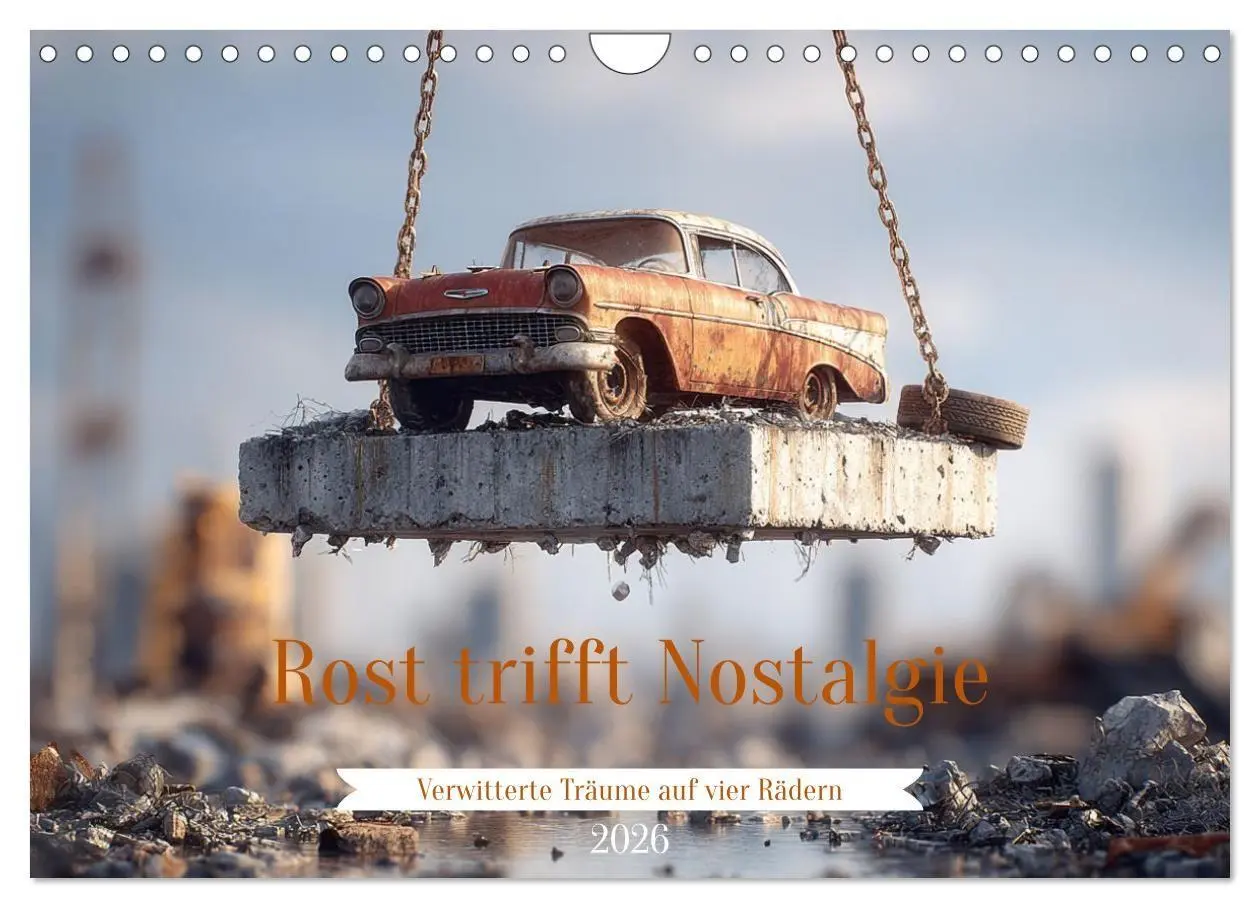 Cover: 9783516659900 | Rost trifft Nostalgie (Wandkalender 2026 DIN A4 quer), CALVENDO...