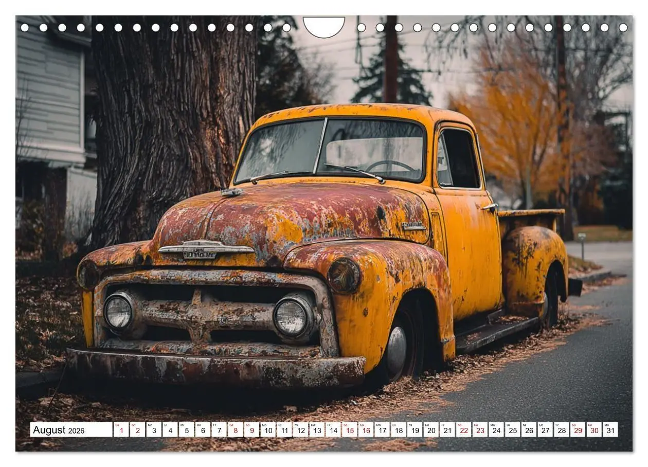 Bild: 9783516659900 | Rost trifft Nostalgie (Wandkalender 2026 DIN A4 quer), CALVENDO...
