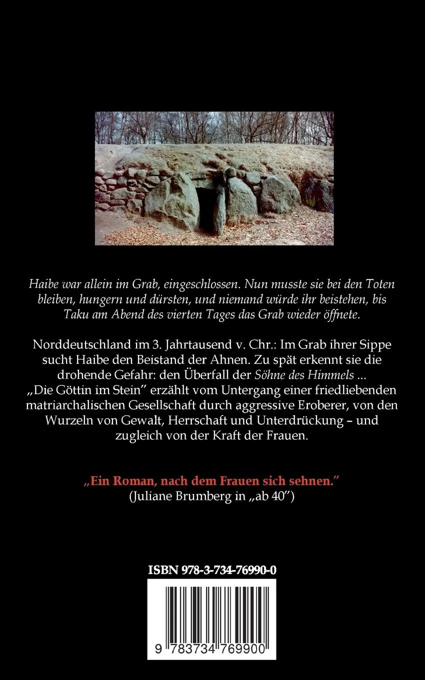 Rückseite: 9783734769900 | Die Göttin im Stein | Gabriele Beyerlein | Taschenbuch | 396 S. | 2015