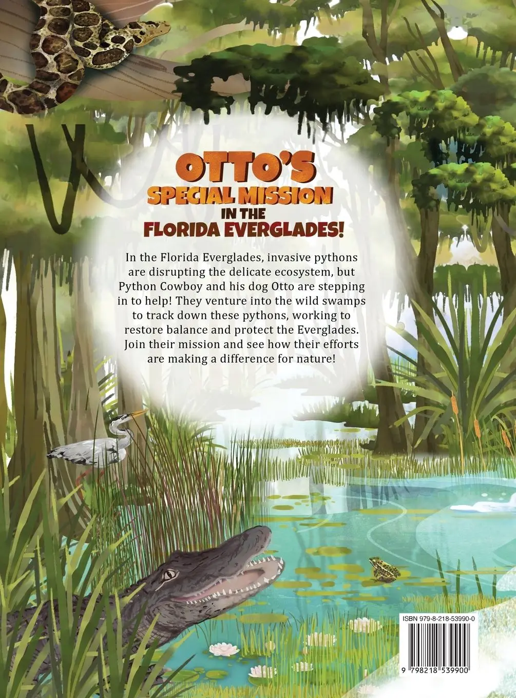 Rückseite: 9798218539900 | Otto's Special Mission In The Florida Everglades | Travis Hoefle