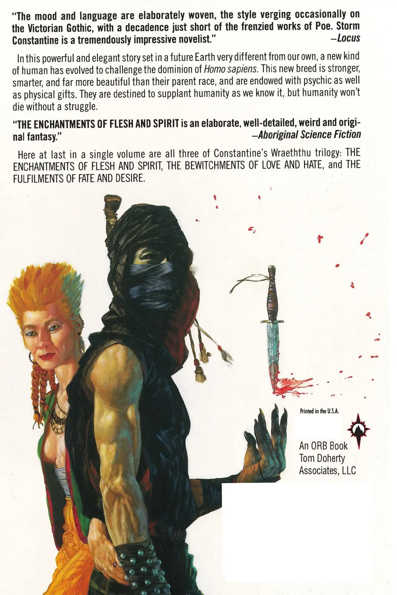 Rückseite: 9780312890001 | Wraeththu | Storm Constantine | Taschenbuch | Englisch | 1993
