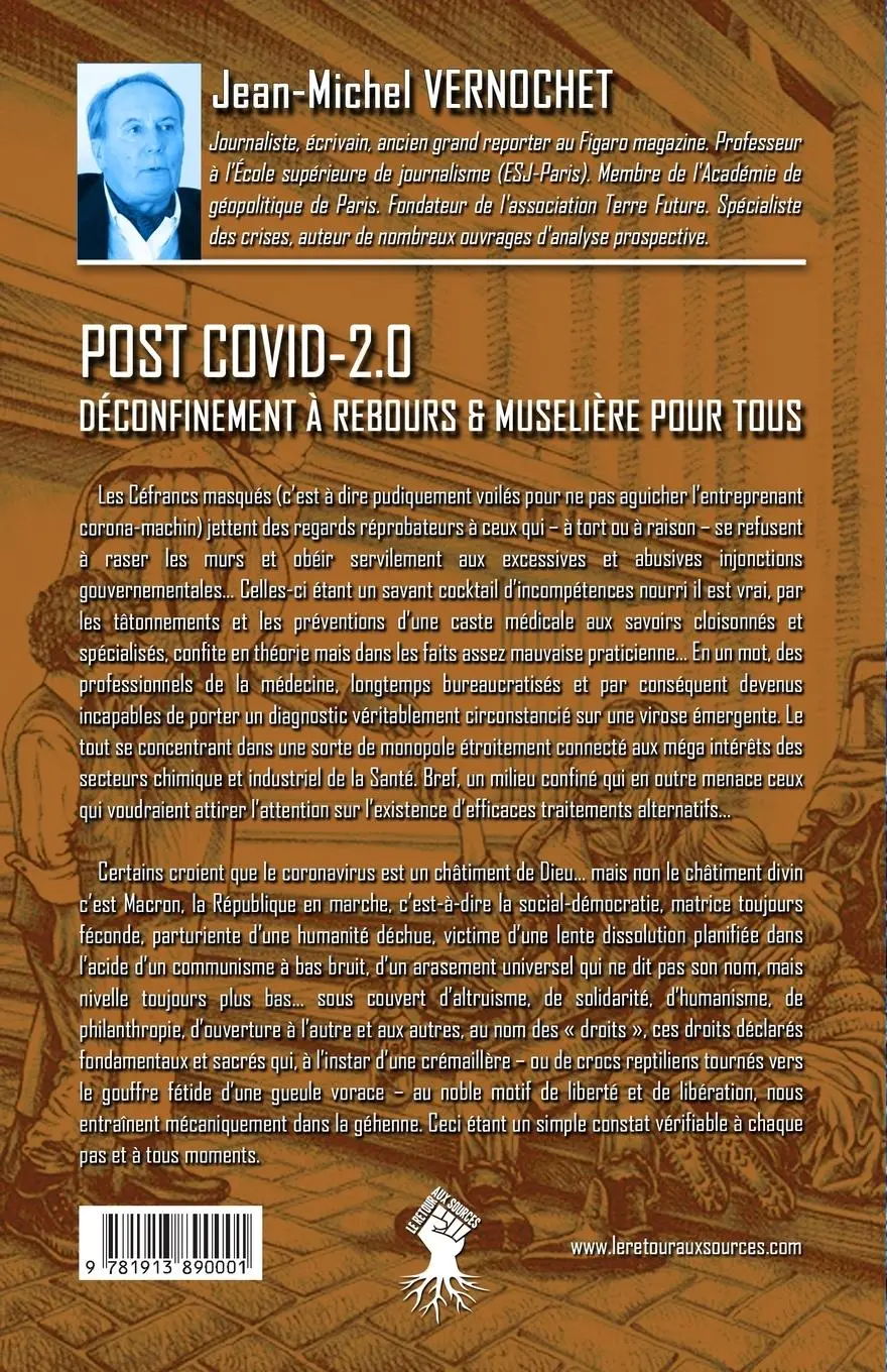 Rückseite: 9781913890001 | Post Covid-2.0 | Déconfinement à rebours &amp; muselière pour tous | Buch