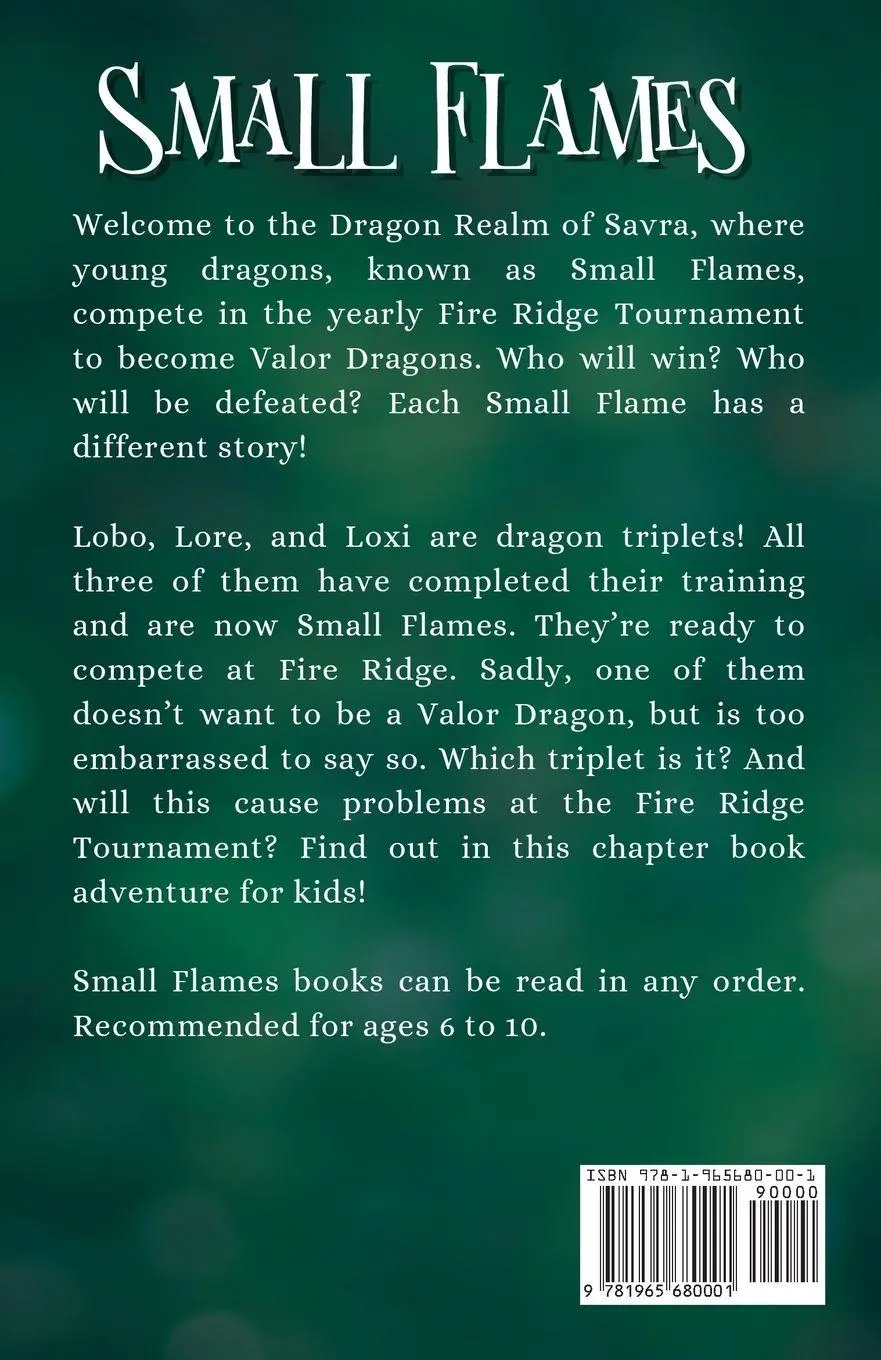 Rückseite: 9781965680001 | Small Flames | Lobo, Lore, and Loxi | A. M. Luzzader | Taschenbuch