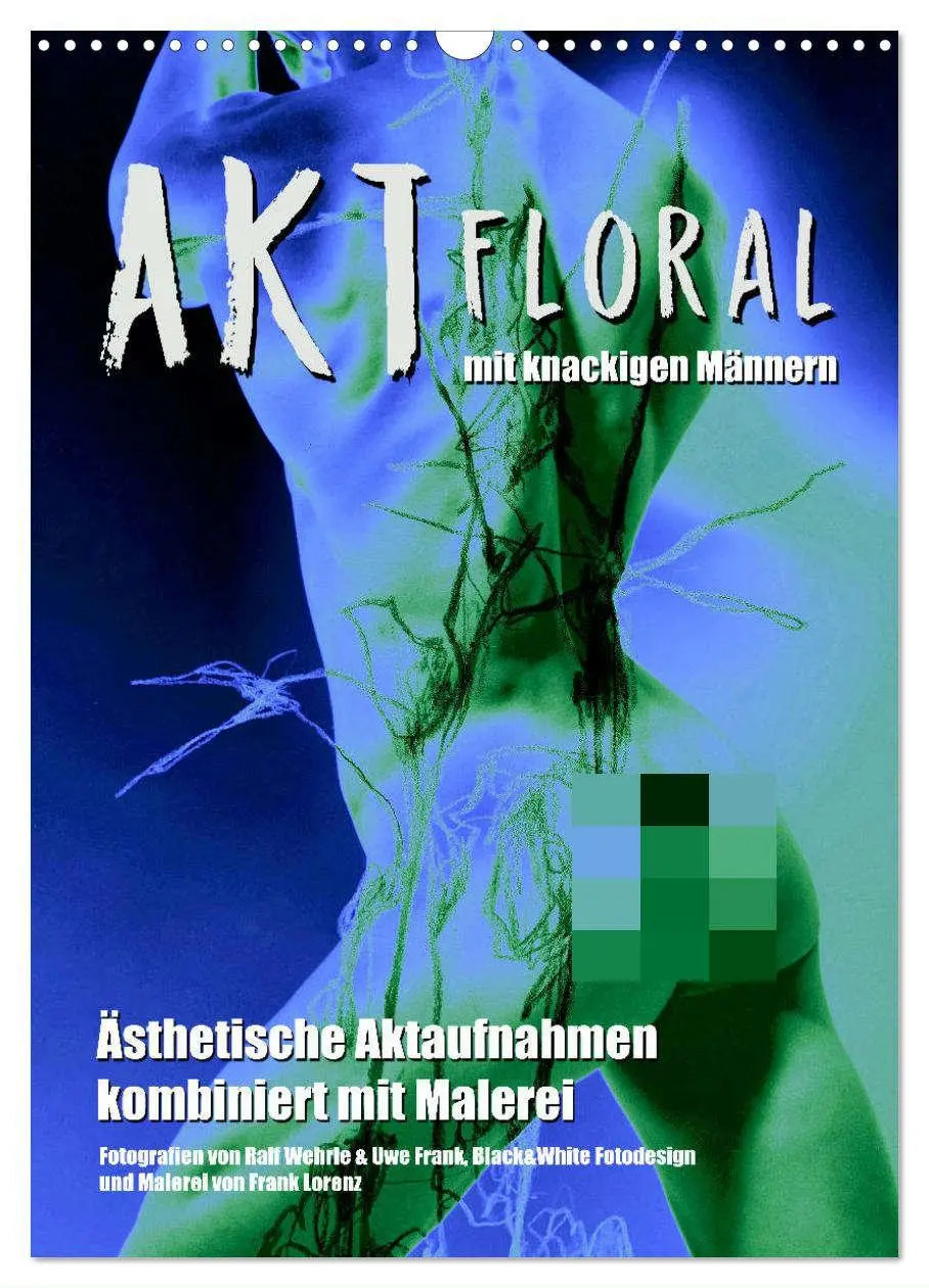 Cover: 9783435970001 | Aktfloral (Wandkalender 2025 DIN A3 hoch), CALVENDO Monatskalender