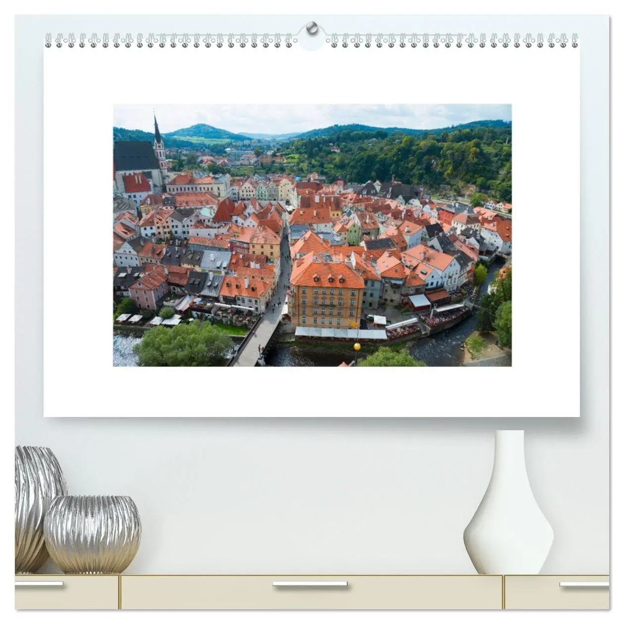 Cover: 9783457440001 | Ceský Krumlov - Böhmisch Krumau (hochwertiger Premium Wandkalender...