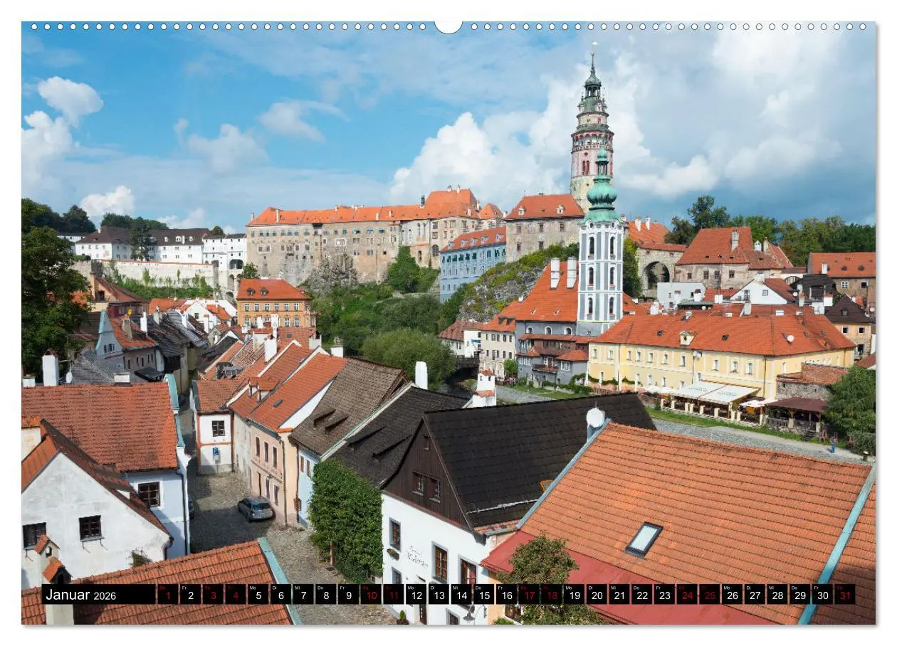 Bild: 9783457440001 | Ceský Krumlov - Böhmisch Krumau (hochwertiger Premium Wandkalender...