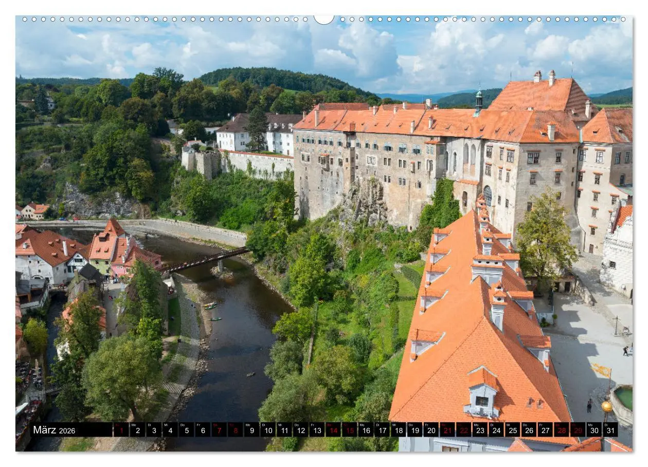 Bild: 9783457440001 | Ceský Krumlov - Böhmisch Krumau (hochwertiger Premium Wandkalender...