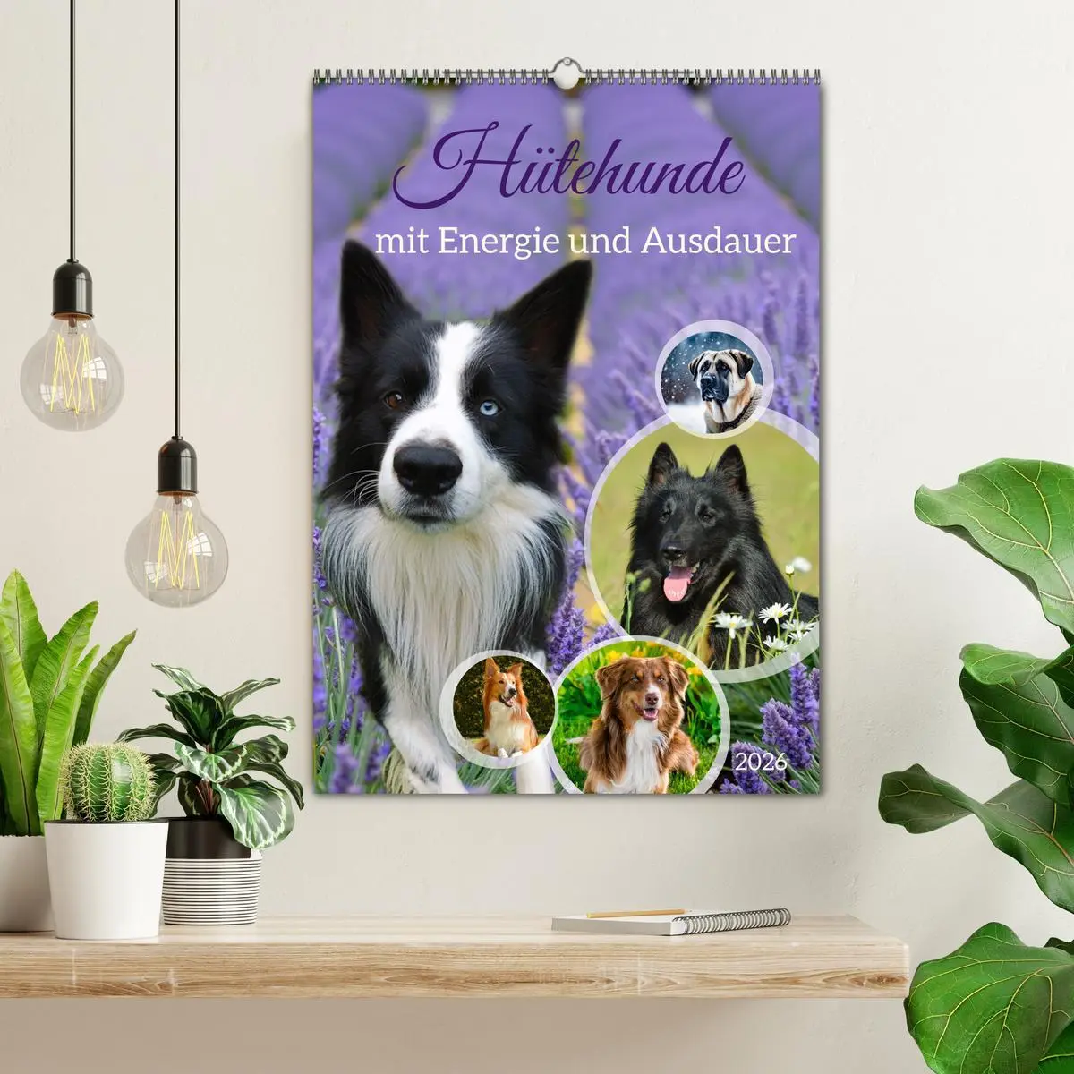 Bild: 9783516600001 | Hütehunde mit Energie und Ausdauer (Wandkalender 2026 DIN A2 hoch),...