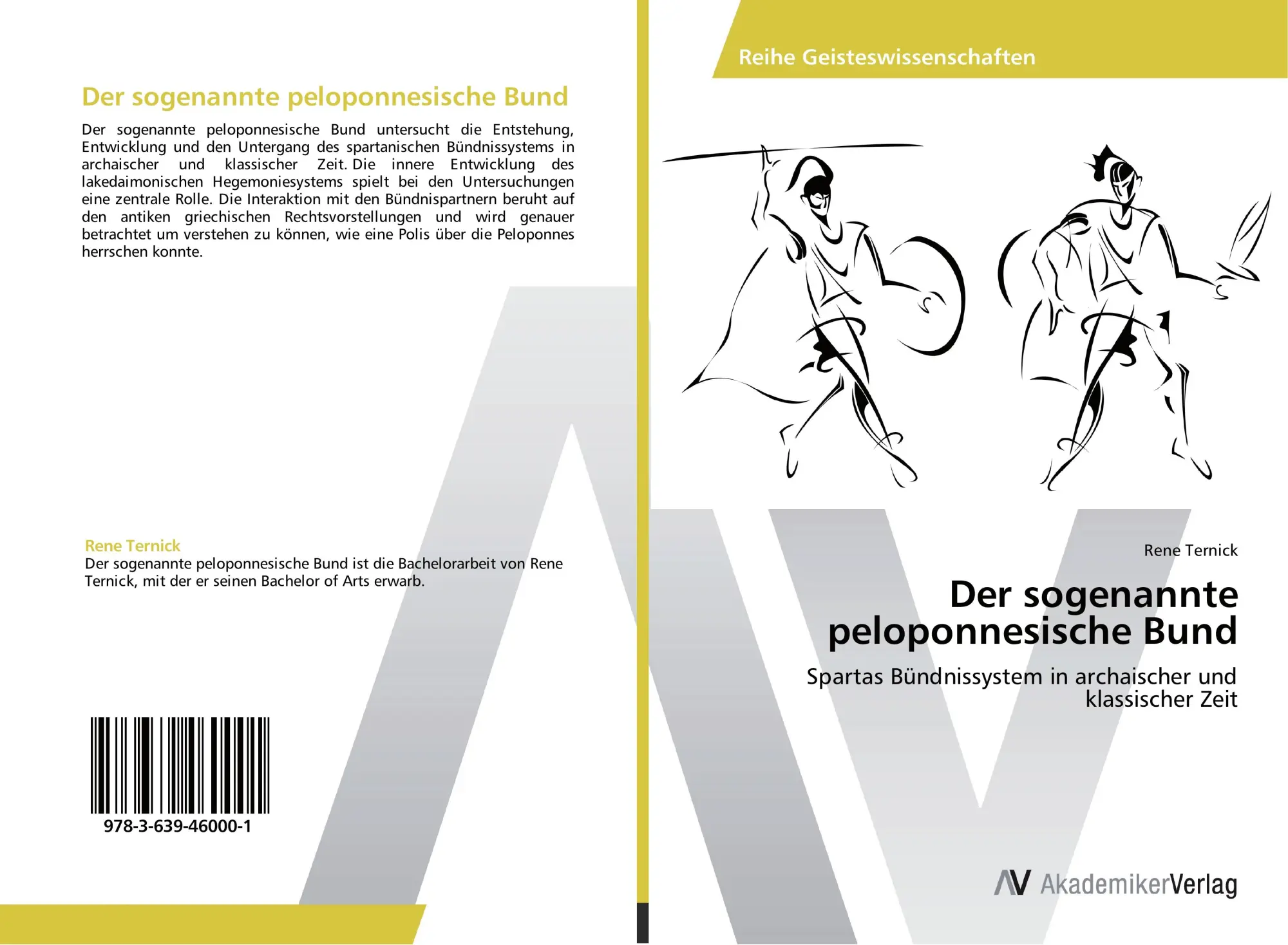 Cover: 9783639460001 | Der sogenannte peloponnesische Bund | Rene Ternick | Taschenbuch