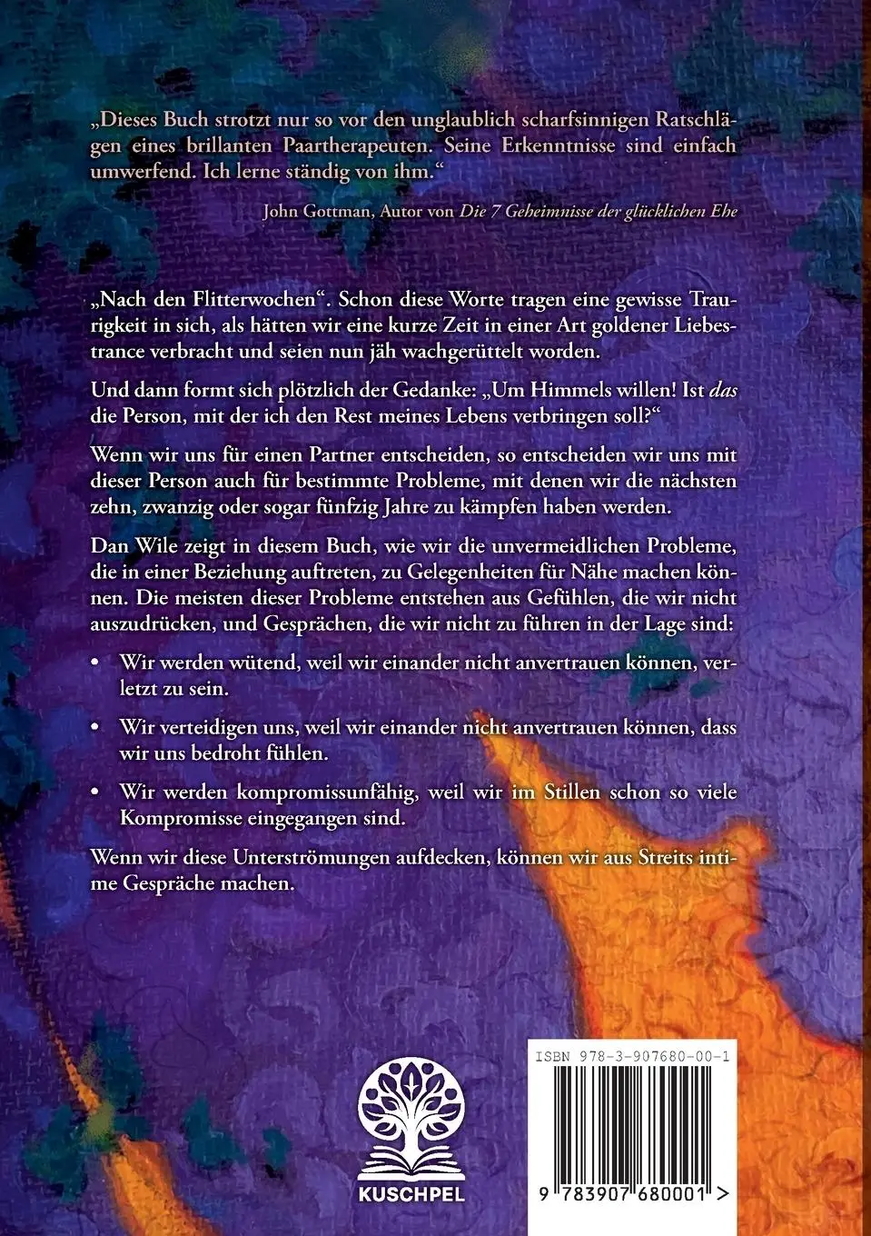 Rückseite: 9783907680001 | Nach den Flitterwochen | Daniel Wile (u. a.) | Taschenbuch | 260 S.