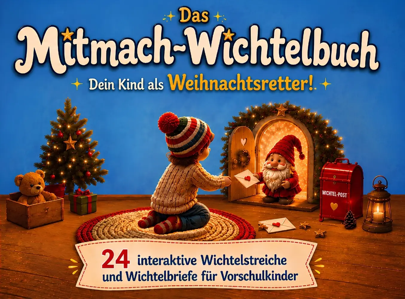 Cover: 9783913070001 | Das Mitmach-Wichtelbuch - Dein Kind als Weihnachtsretter: | Fassbender