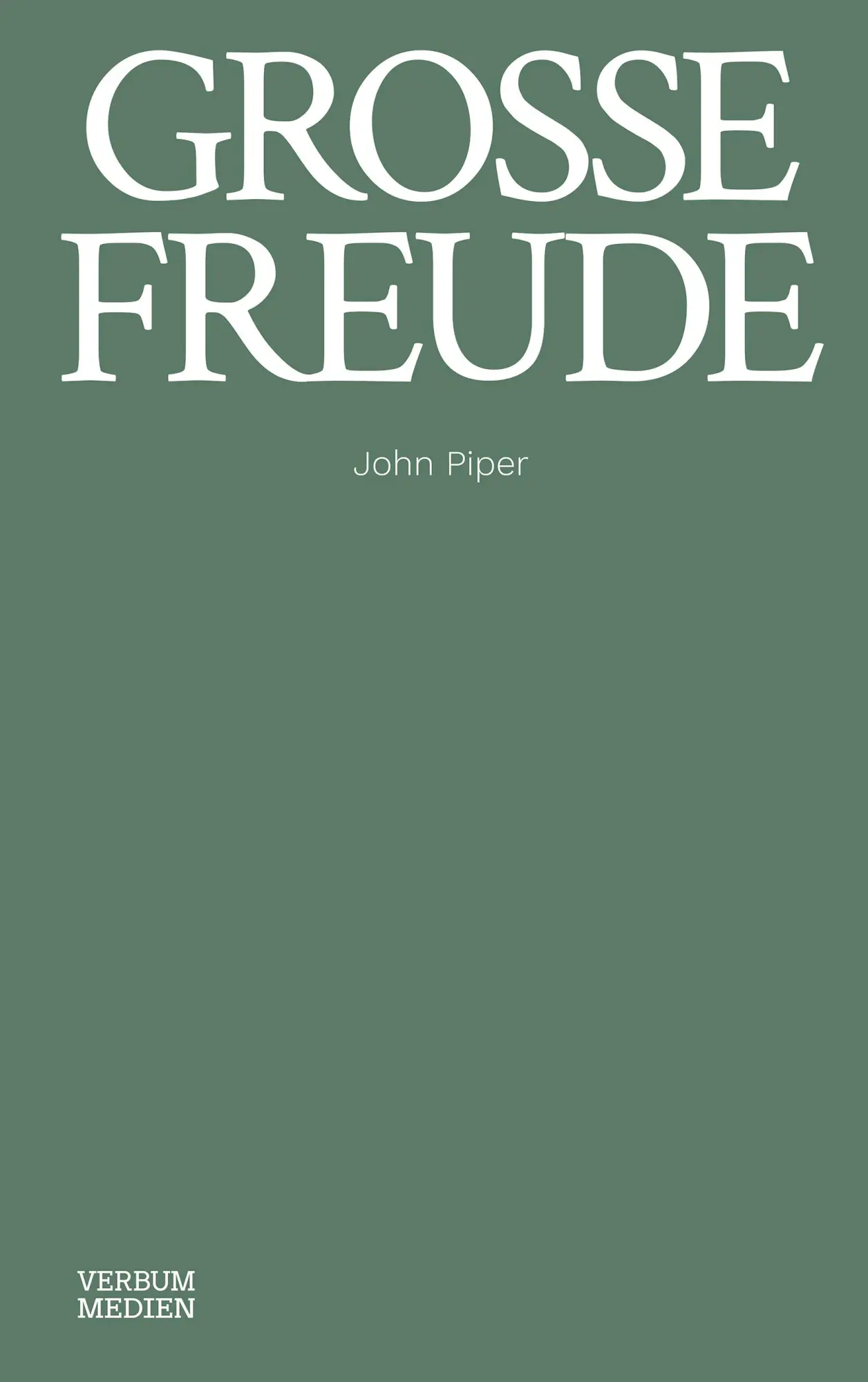 Cover: 9783986650001 | Große Freude | 25 Andachten für den Advent | John Piper | Buch | 2021
