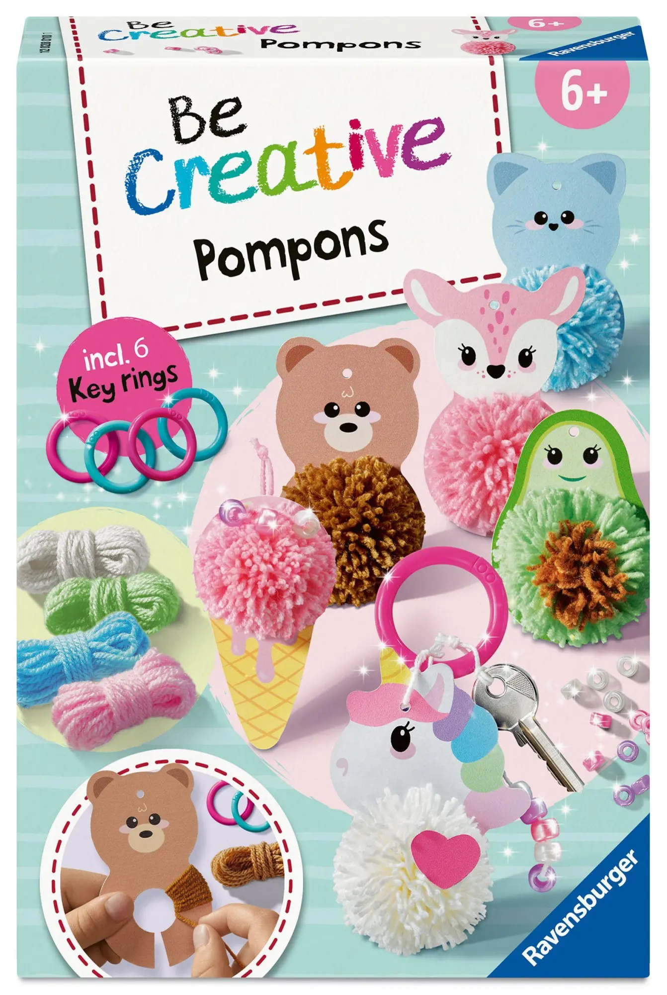 Cover: 4005555280101 | BeCreative Midi - Pompons Kawaii | Spiel | BeCreative | Deutsch | 2026