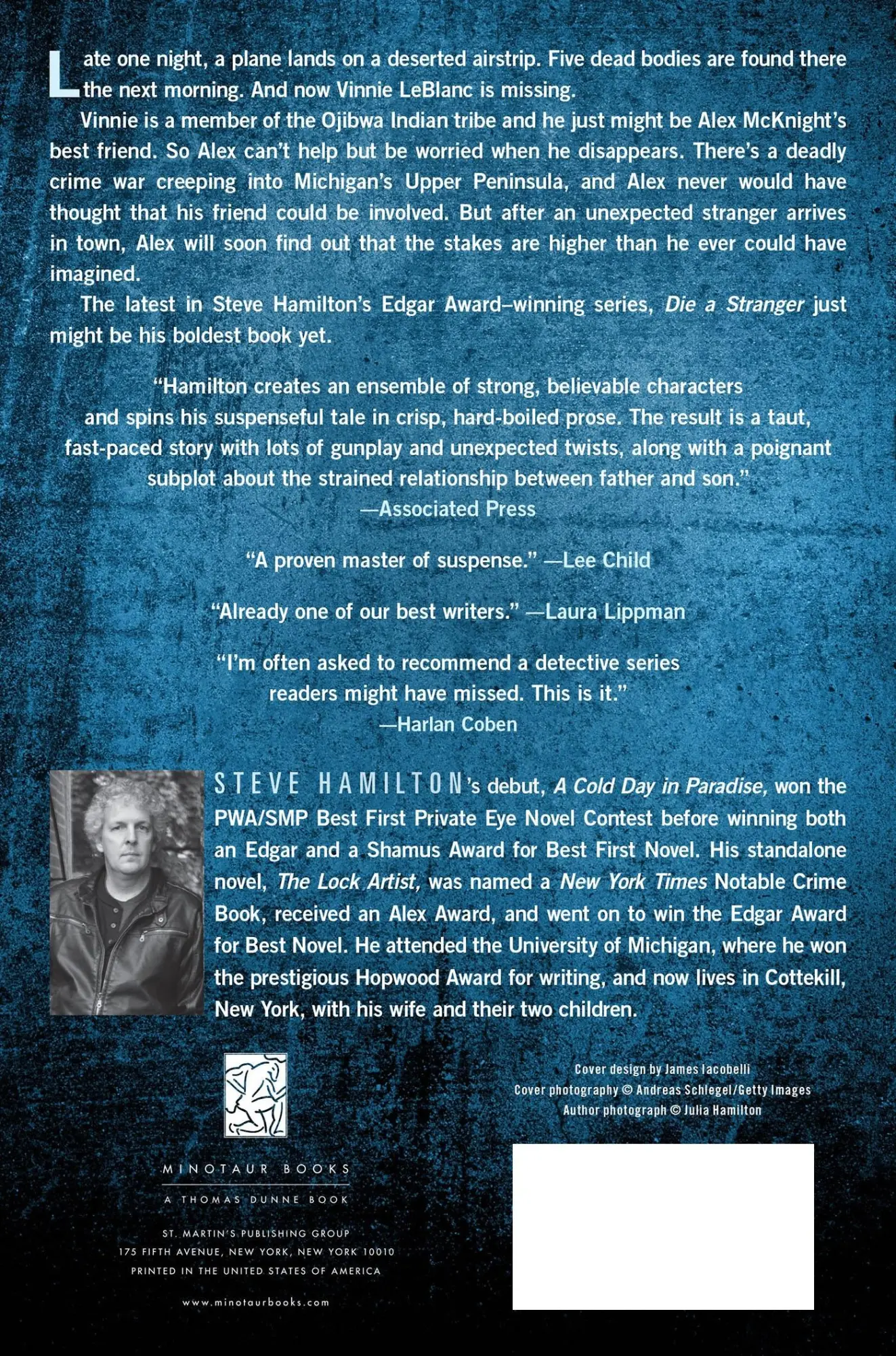Rückseite: 9781250000101 | DIE A STRANGER | Steve Hamilton | Taschenbuch | Englisch | 2013