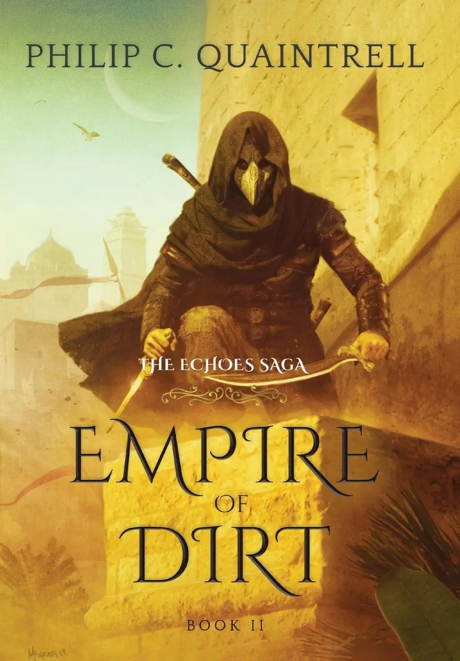 Cover: 9781916610101 | Empire of Dirt | (The Echoes Saga: Book 2) | Philip C Quaintrell