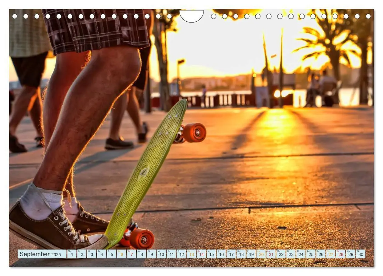 Bild: 9783435580101 | Skateboarding - nichts für Weicheier (Wandkalender 2025 DIN A4...