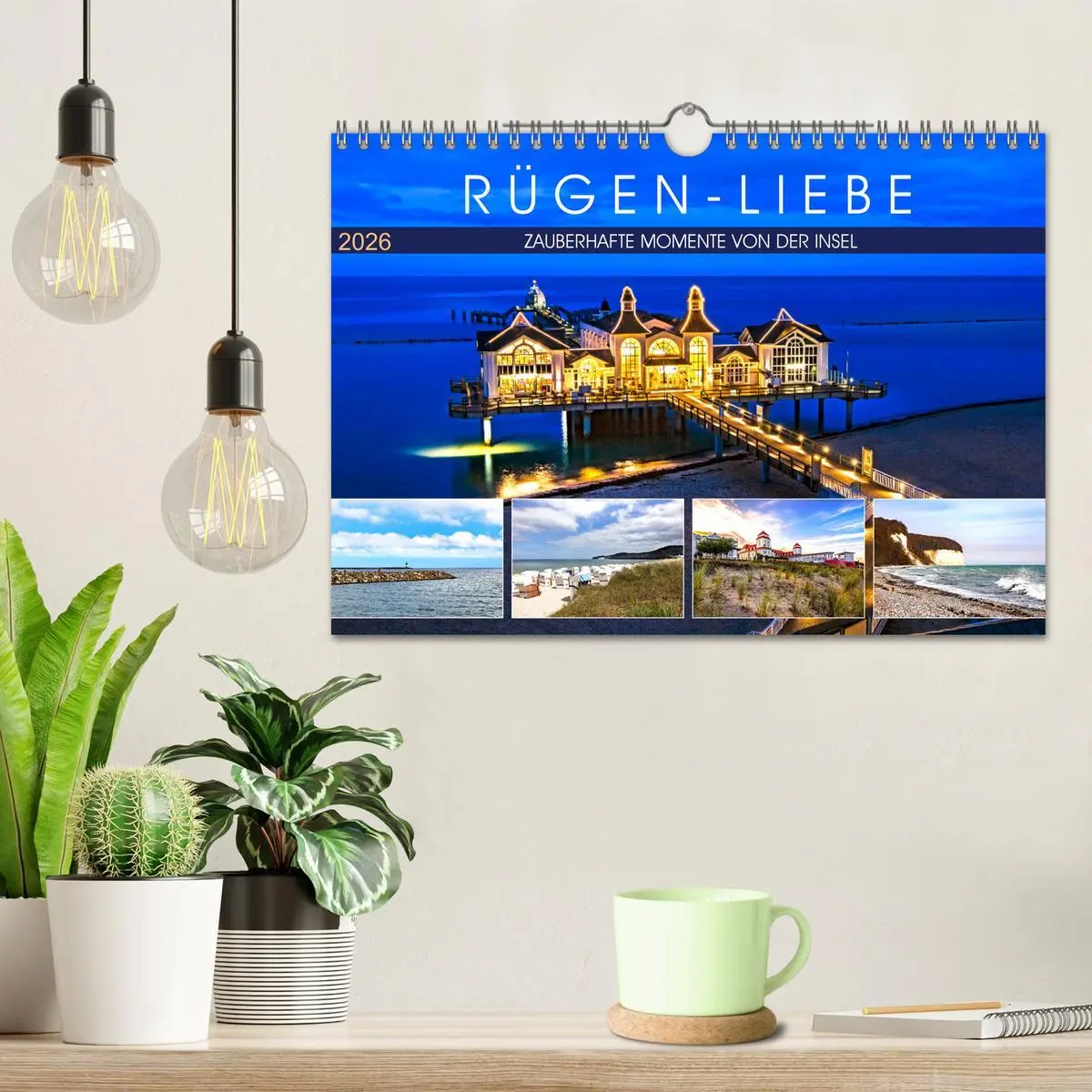 Bild: 9783457740101 | RÜGEN-LIEBE (Wandkalender 2026 DIN A4 quer), CALVENDO Monatskalender