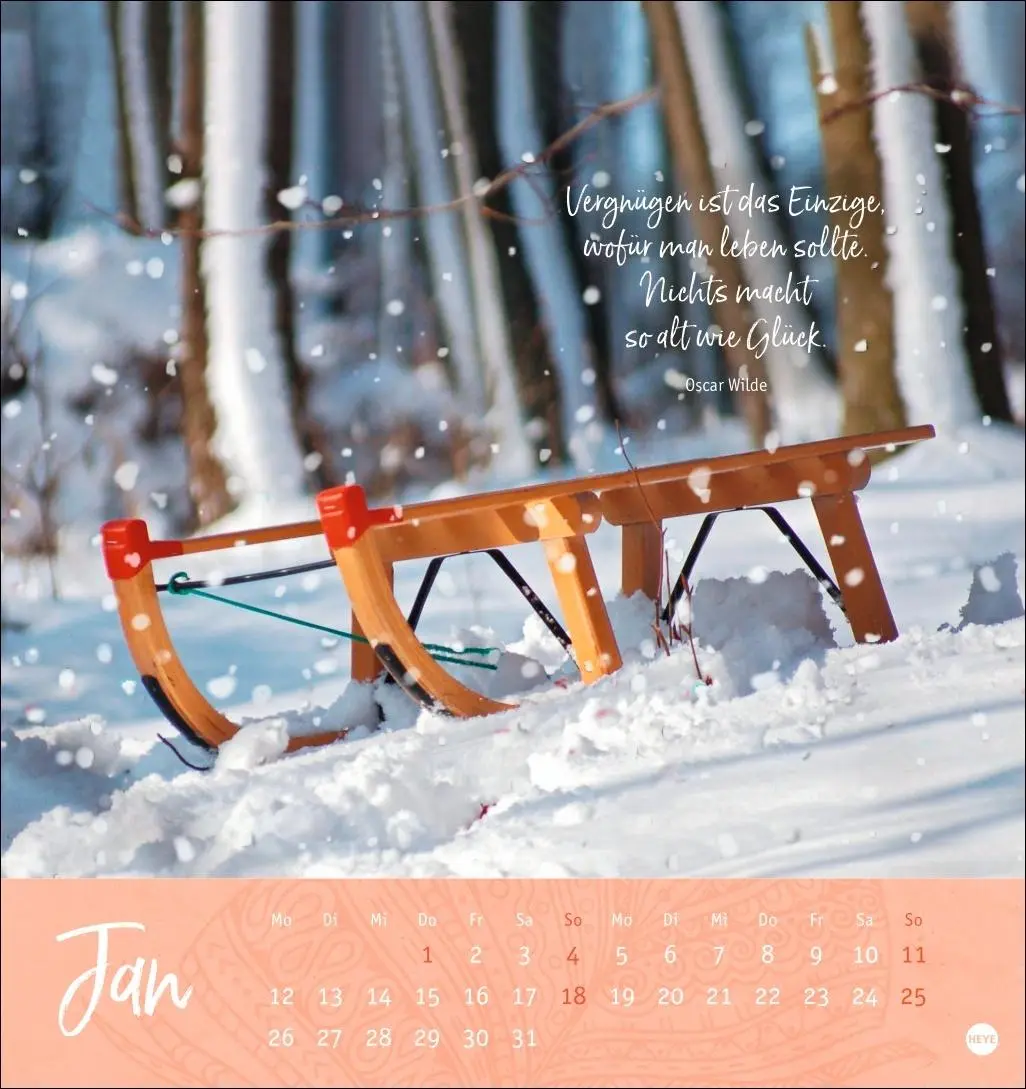 Bild: 9783756410101 | Tage voller Glück Postkartenkalender 2026 | Heye | Kalender | 13 S.