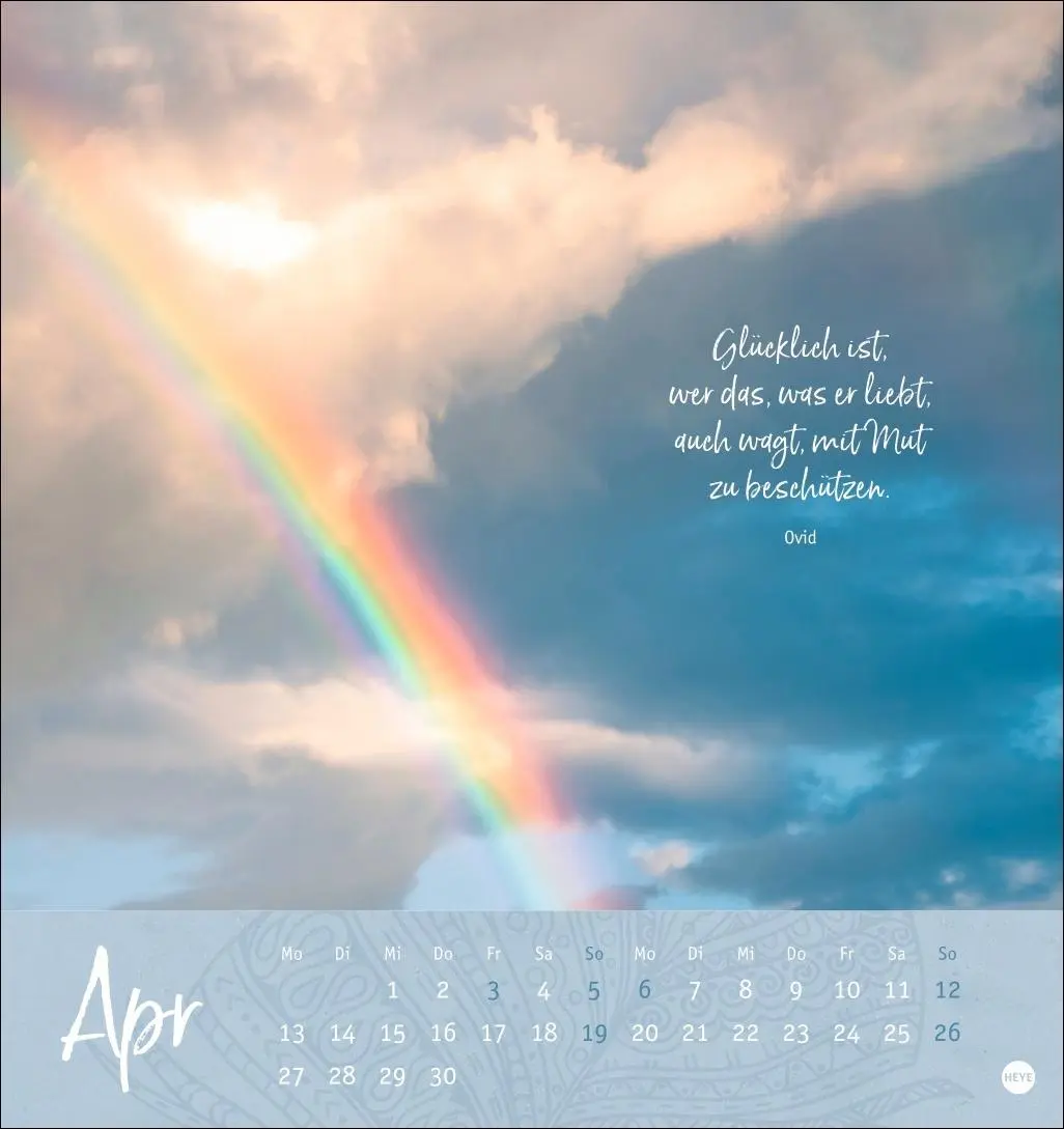Bild: 9783756410101 | Tage voller Glück Postkartenkalender 2026 | Heye | Kalender | 13 S.