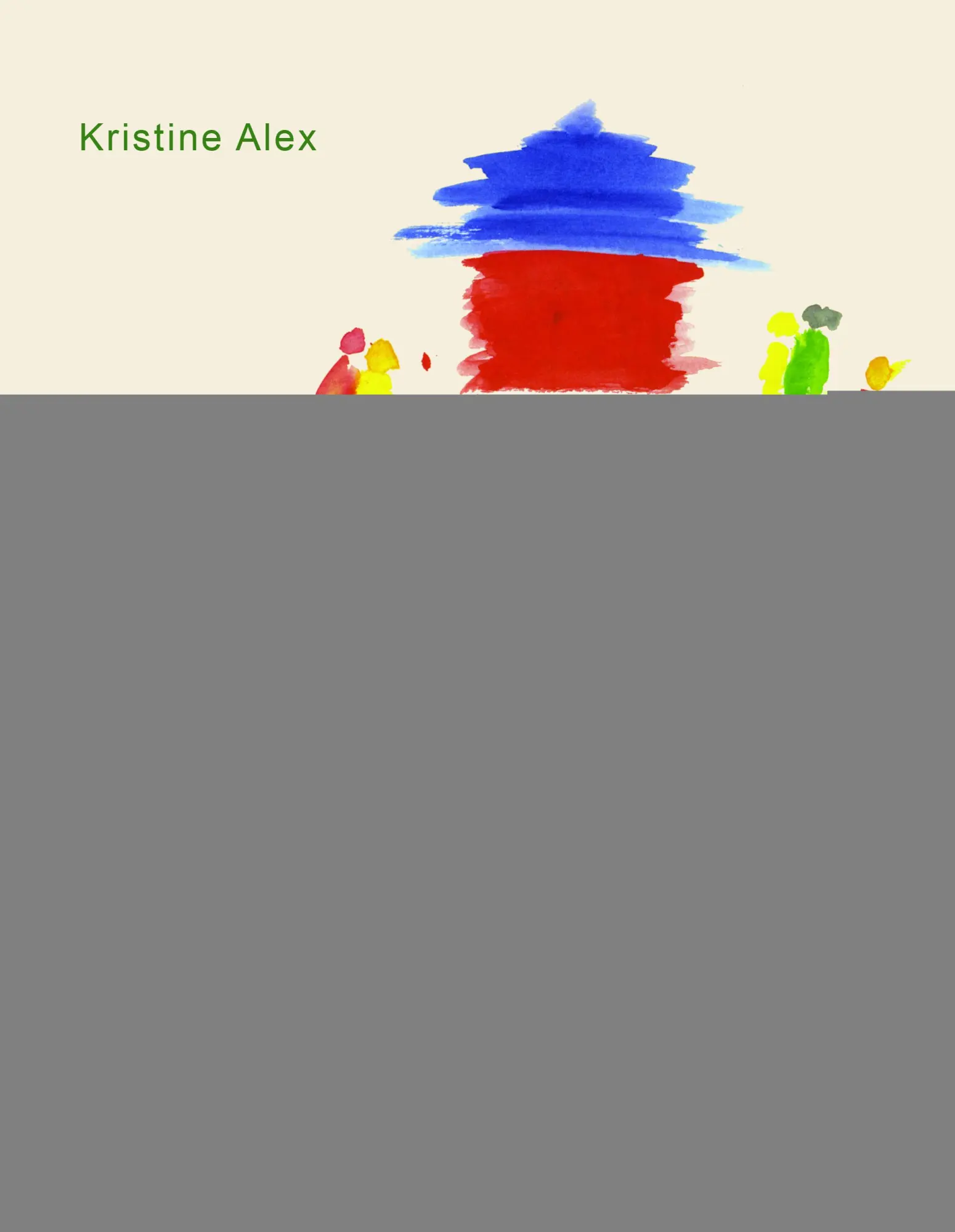 Cover: 9783942840101 | The Memory of Places | Kristine Alex | Taschenbuch | Englisch | 2022