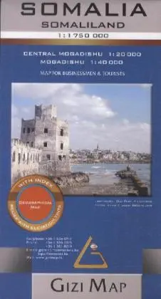 Cover: 9786155010101 | Gizi Map Somalia, Somaliland, Geographical Map | (Land-)Karte