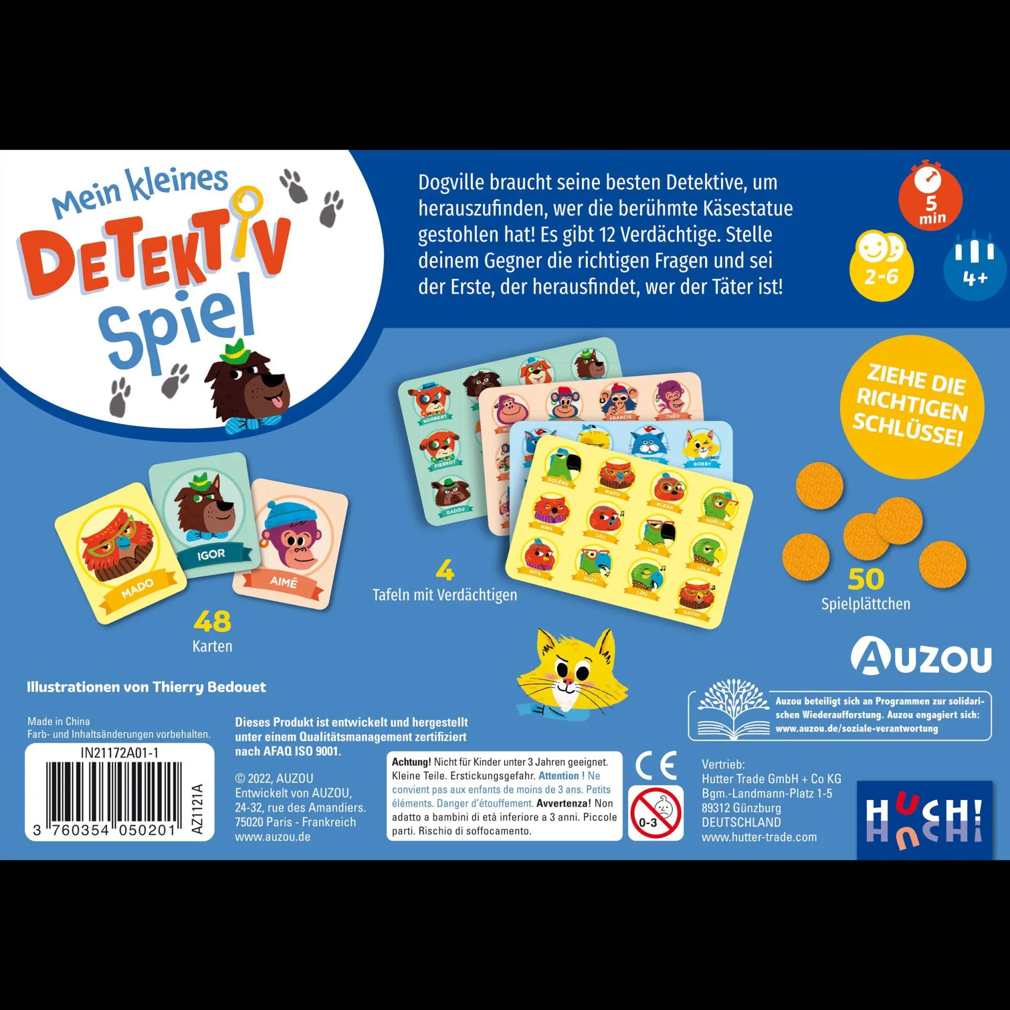 Bild: 3760354050201 | Auzou Mein kleines Detektiv-Spiel | Auzou | Spiel | 405020 | Deutsch