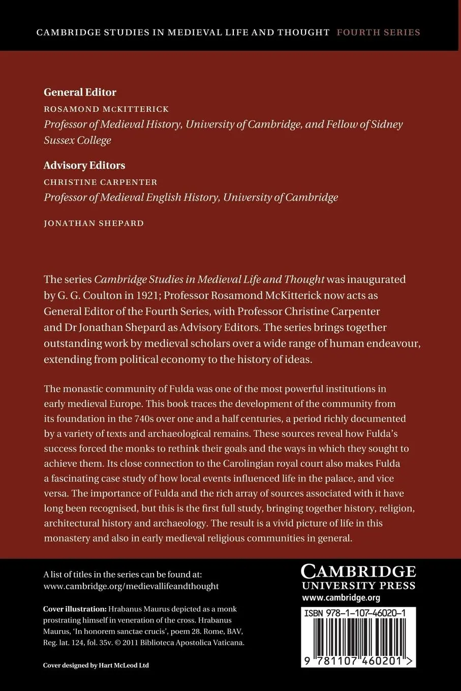 Rückseite: 9781107460201 | The Making of the Monastic Community of Fulda, C.744 C.900 | Buch