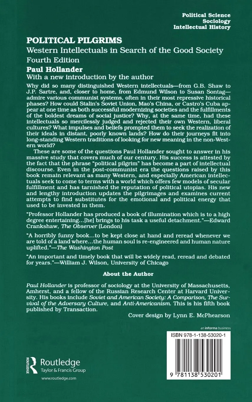 Rückseite: 9781138530201 | Political Pilgrims | Paul Hollander | Buch | Englisch | 2017
