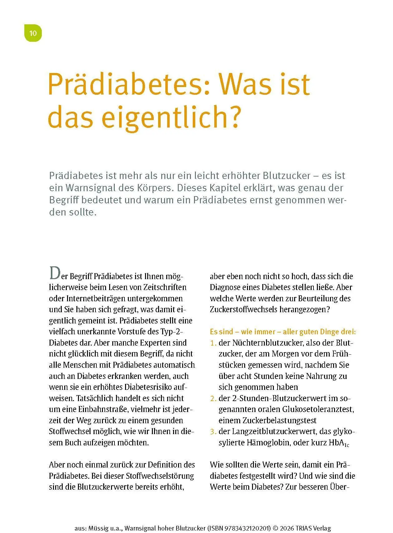 Bild: 9783432120201 | Warnsignal hoher Blutzucker | Karsten Müssig (u. a.) | Taschenbuch