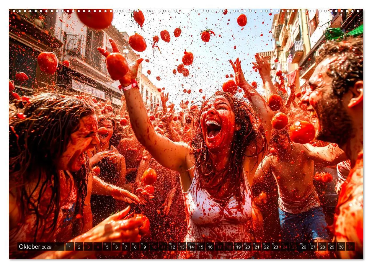Bild: 9783457350201 | Festival der Kulturen (Wandkalender 2026 DIN A2 quer), CALVENDO...