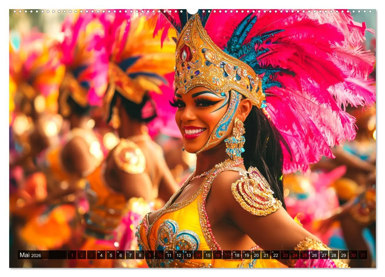 Bild: 9783457350201 | Festival der Kulturen (Wandkalender 2026 DIN A2 quer), CALVENDO...