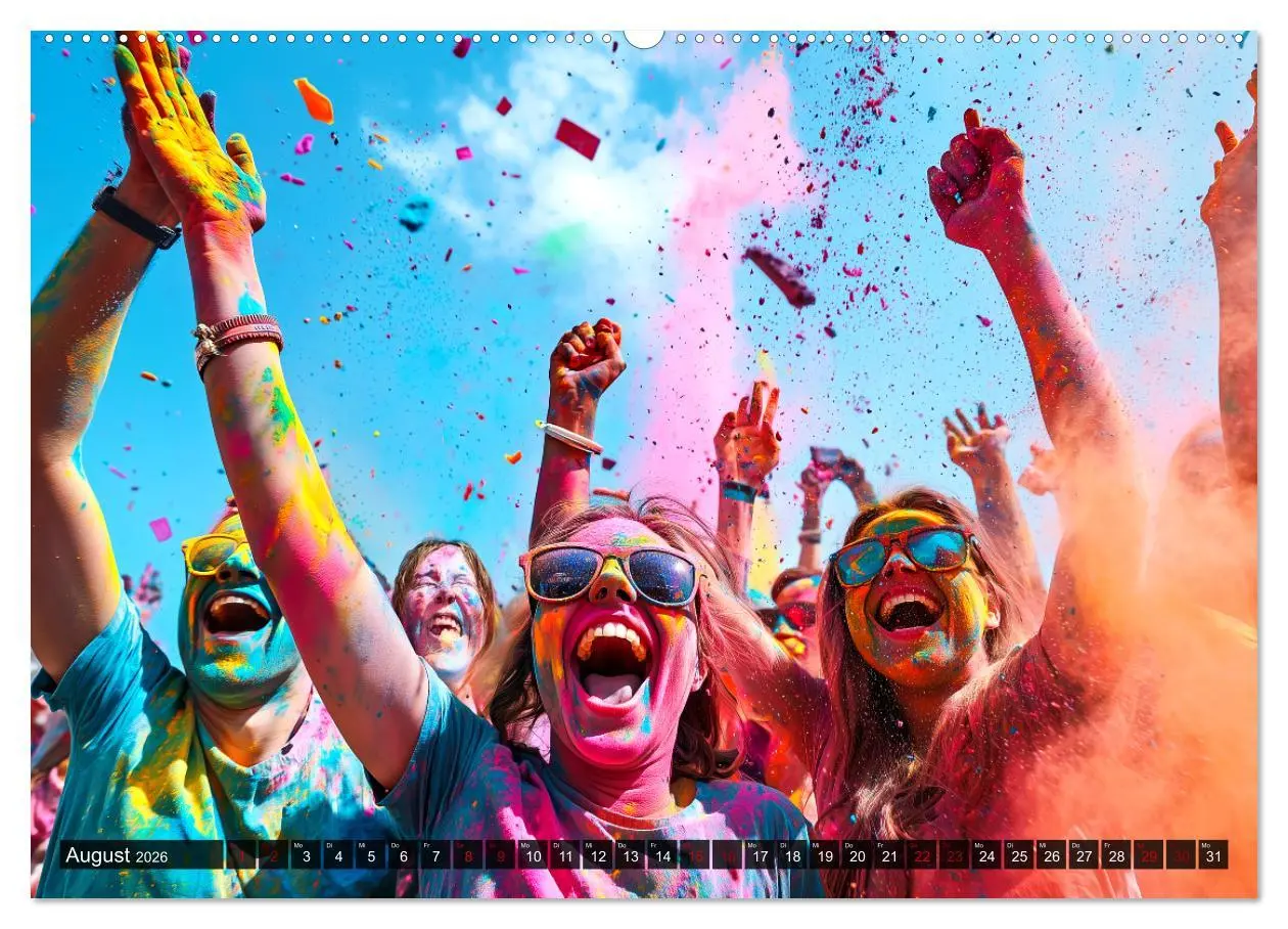 Bild: 9783457350201 | Festival der Kulturen (Wandkalender 2026 DIN A2 quer), CALVENDO...