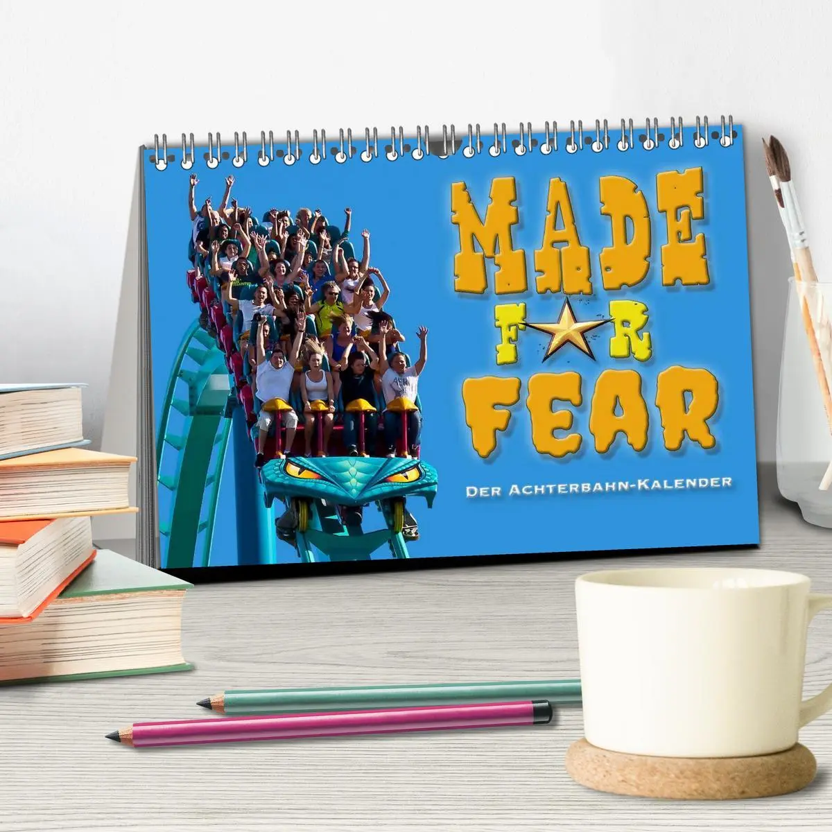 Bild: 9783516060201 | Made for Fear - Der Achterbahnkalender (Tischkalender 2026 DIN A5...