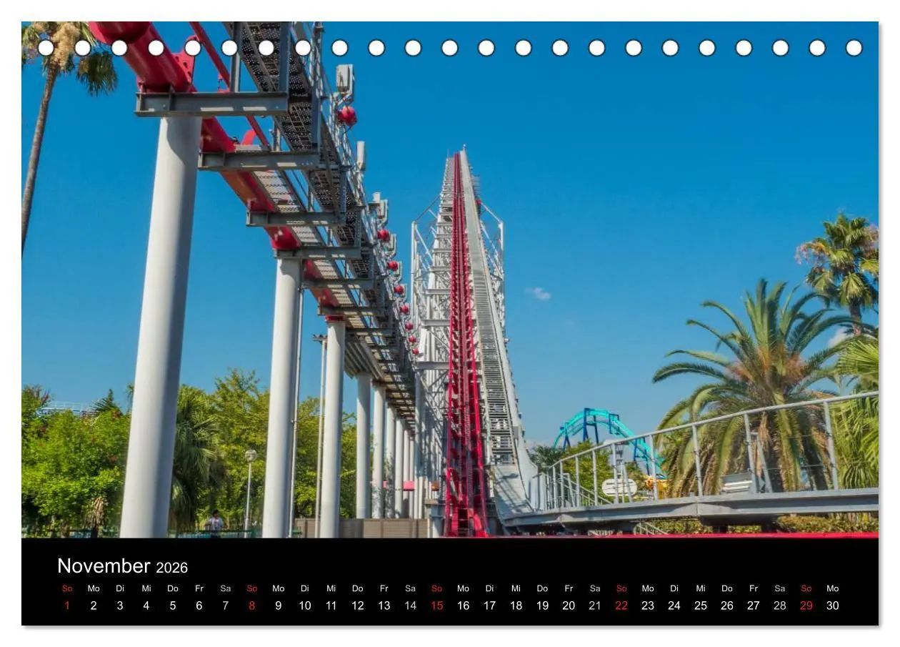 Bild: 9783516060201 | Made for Fear - Der Achterbahnkalender (Tischkalender 2026 DIN A5...