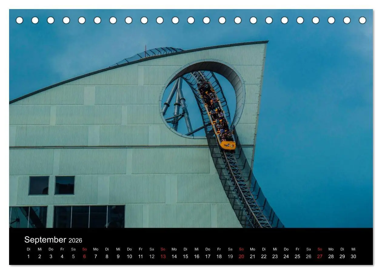 Bild: 9783516060201 | Made for Fear - Der Achterbahnkalender (Tischkalender 2026 DIN A5...