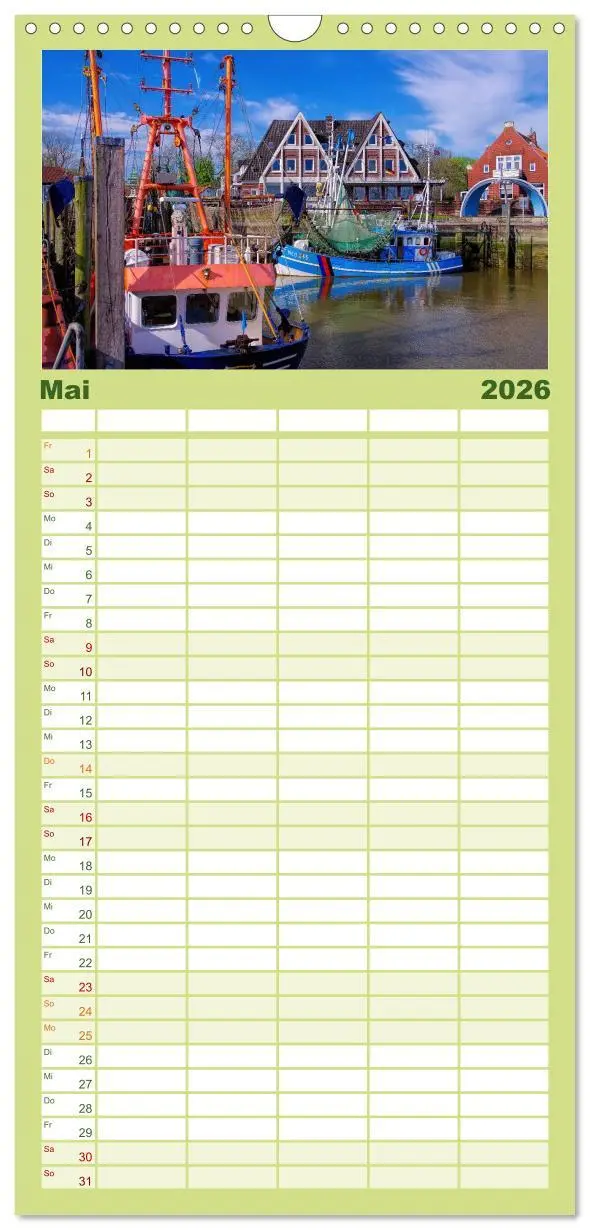 Bild: 9783516510201 | Familienplaner 2026 - Neuharlingersiel - Ostfrieslands schönstes...