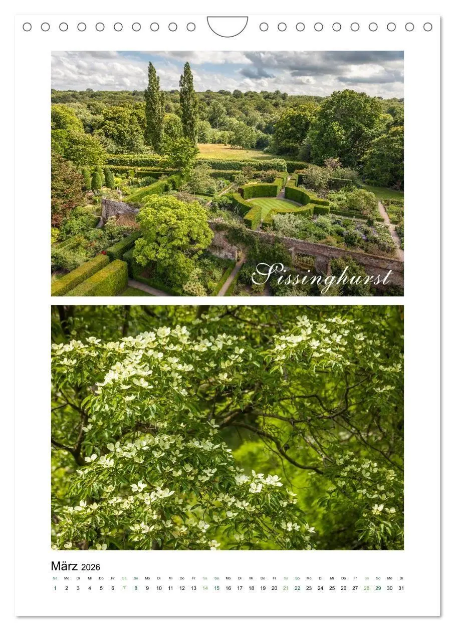 Bild: 9783516680201 | Gartenparadiese in England (Wandkalender 2026 DIN A4 hoch),...