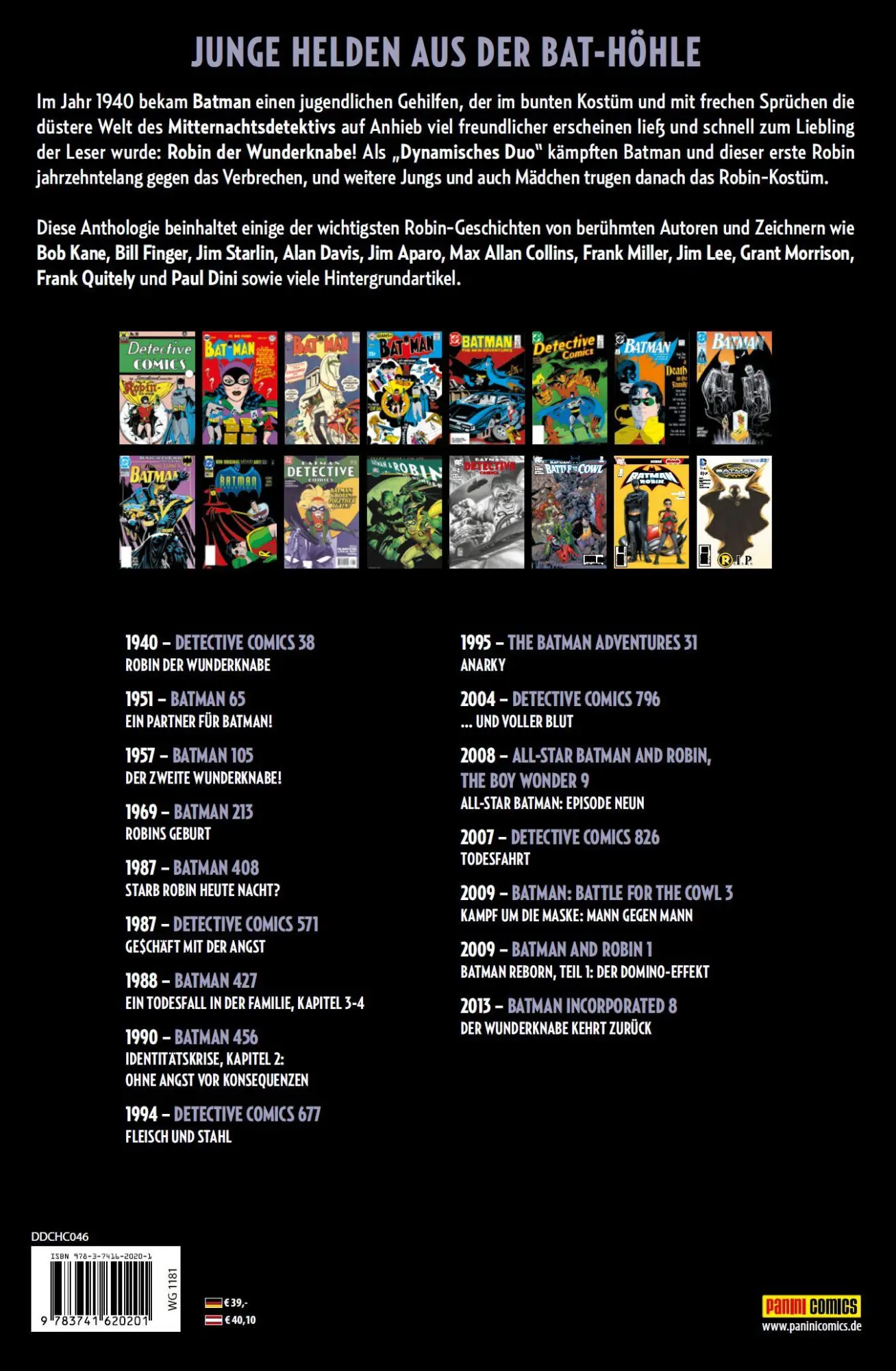 Rückseite: 9783741620201 | Batman &amp; Robin Anthologie | Die Geschichte des dynamischen Duos | Buch
