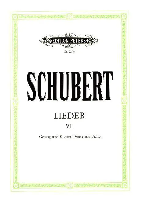 Cover: 9790014010201 | Lieder 7 | Franz Schubert | Taschenbuch | 124 S. | Deutsch | 2001