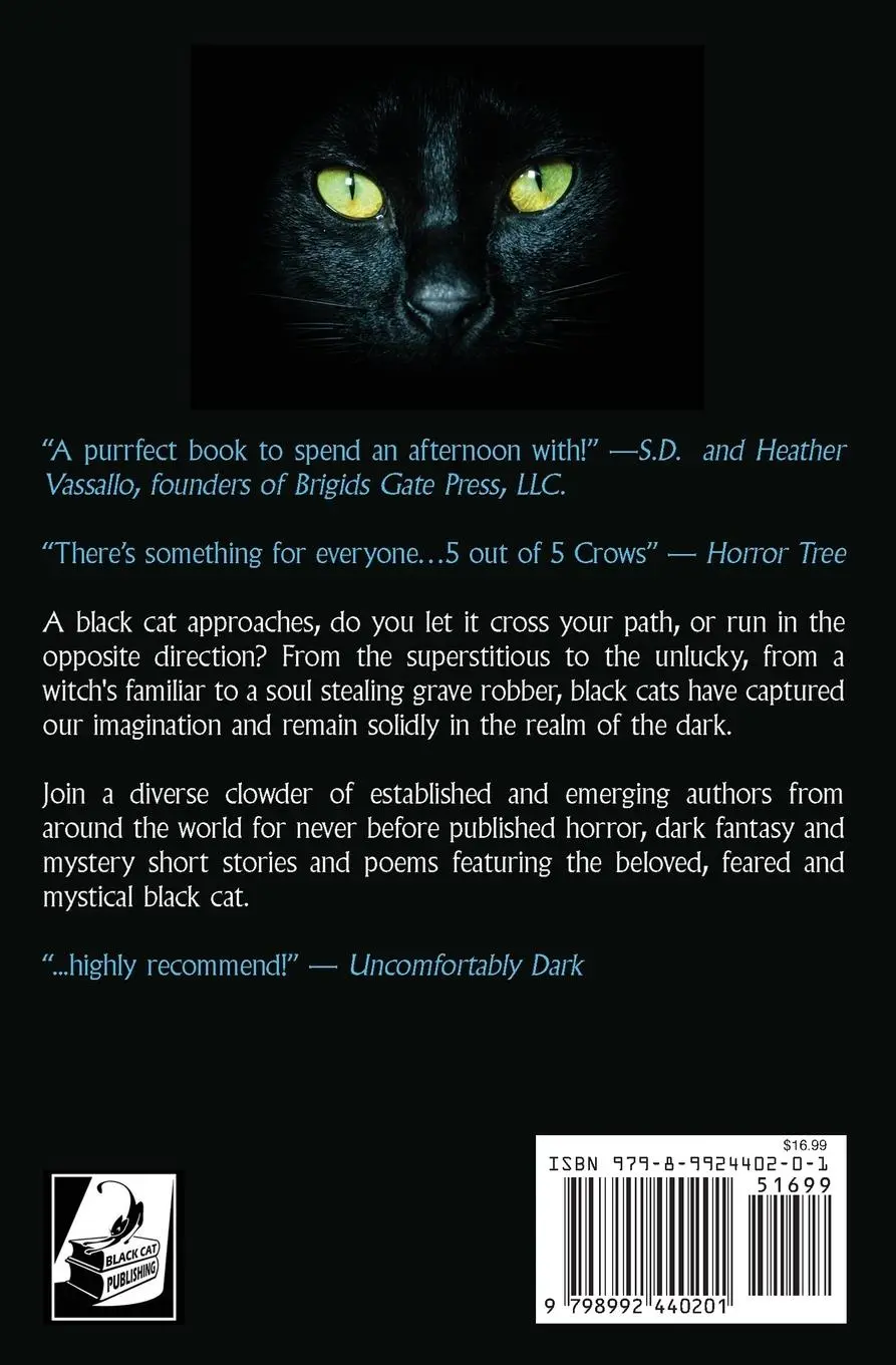 Rückseite: 9798992440201 | Black Cat Tales | An Anthology of Black Cats | Francesca Maria (u. a.)